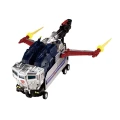 The Takara Tomy Godbomber figure converted into its heavily armed transport vehicle mode ready for display.