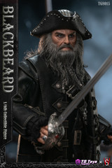 A close up shot highlights the incredible manual hair and beard transplant alongside the rotatable eyes on the pirate portrait.