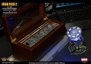 KingArts 1/1 Movie Props Ironman 2 - Energyplate Wood Box + Reactor set