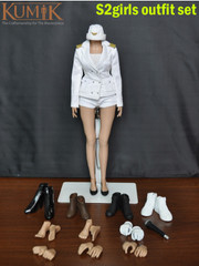 Kumik 1/6 S2 Girl girl generations SNSD Costume outfits Set +Female Body ver 2.0