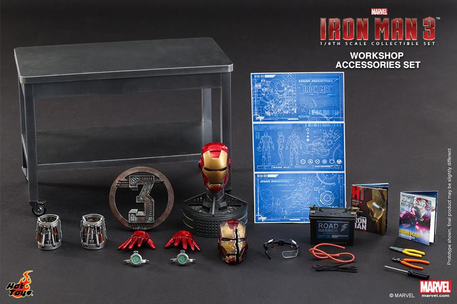 Mange binde Snestorm Hot Toys – ACS002 – Iron Man 3: 1/6th scale Workshop Accessories  Collectible Set - KGHobby Toys and Models Store