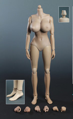 Play Toy 1/6 Nude Girl Female Action Figure Body-Extra Large Breast Version 3.0