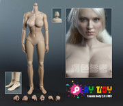Play Toy 1/6 Nude Girl Female Action Figure Body-Large Breast Version 3.0