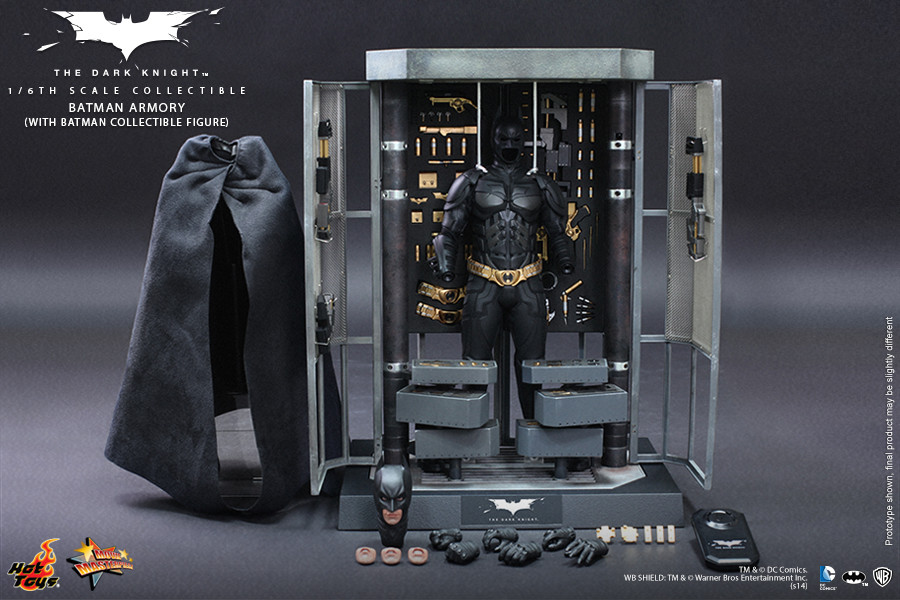 Hot Toys MMS234 The Dark Knight: 1/6th scale Batman Armory (with Batman  Collectible Figure) Collectible - KGHobby Toys and Models Store