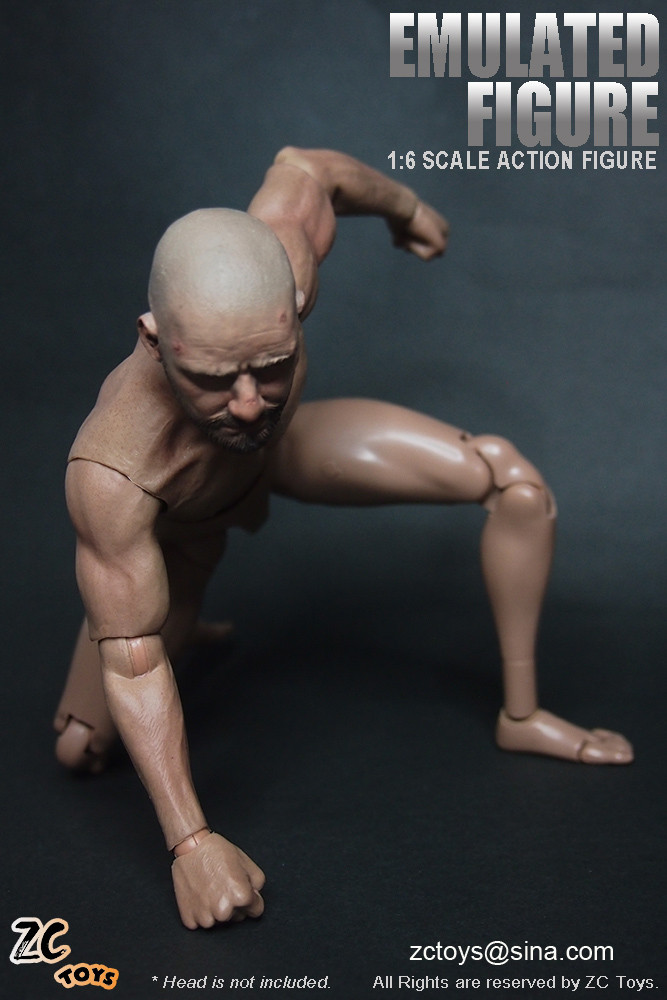 Hot 1:6 ZC Toys  Scale Muscular Figure Body fit For 12" Hot Toys Head SCULPT New 