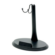 Black U Shape Stand with Name Tag Base for 1/6 action figure