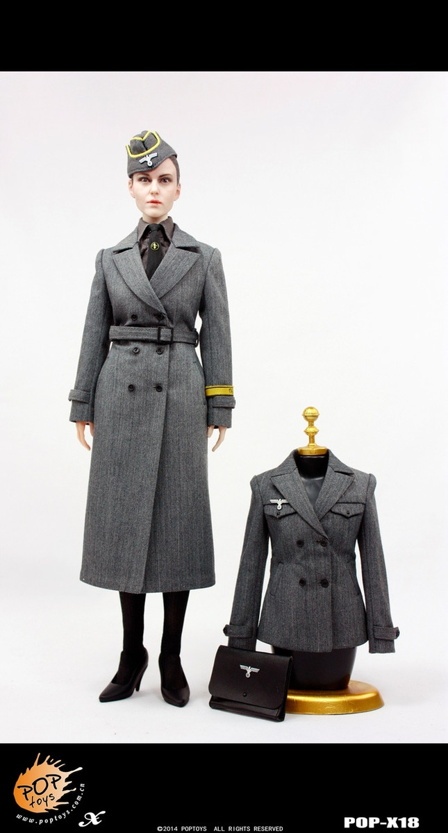 POPTOYS 1/6 WWWⅡ　ドイツ　女性公務員　フィギュア　ドール POPTOYS 1/6 Style Series X18 World War II German female civil