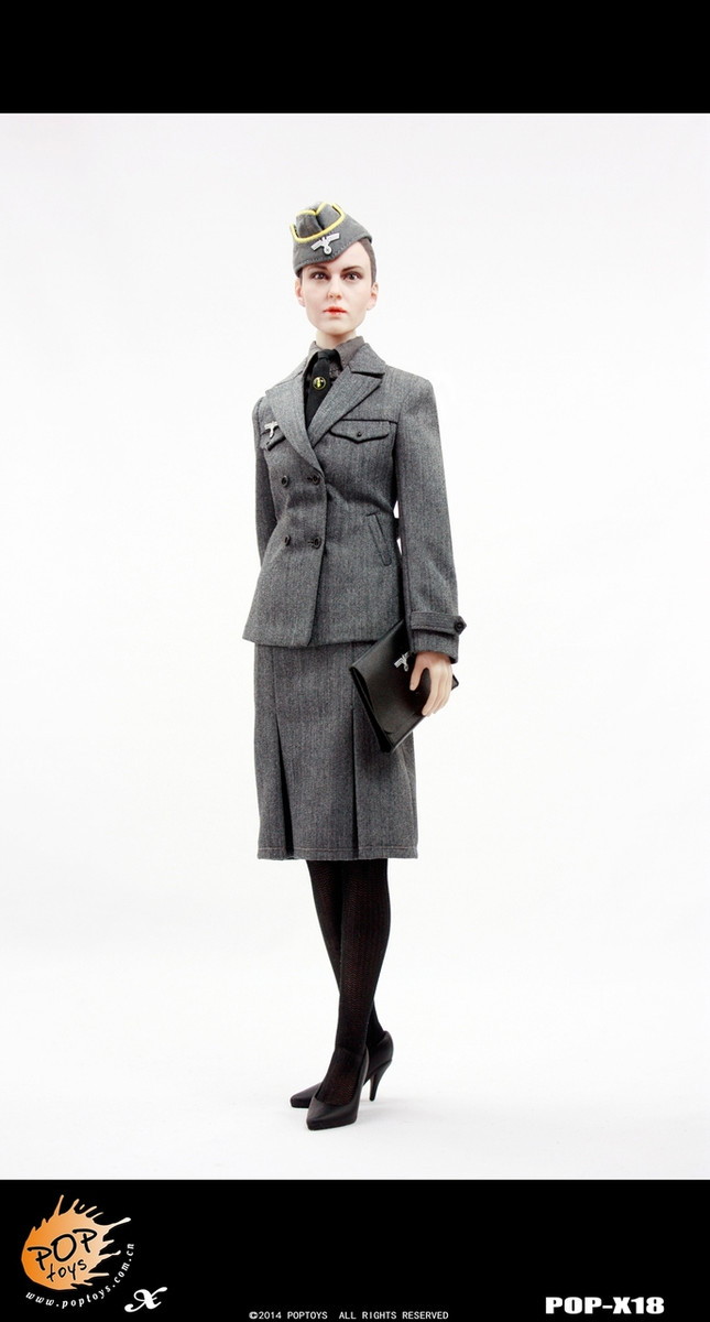 POPTOYS 1/6 WWWⅡ　ドイツ　女性公務員　フィギュア　ドール 5__17946.1430298857.1000.1200.