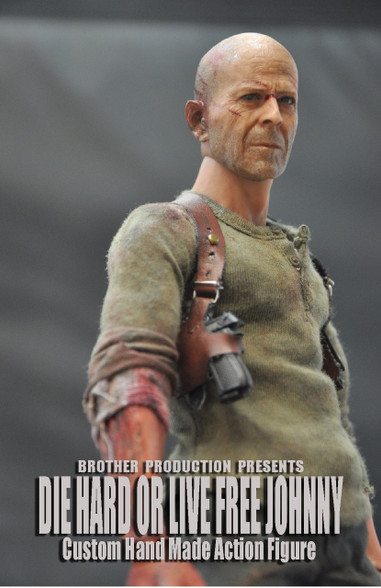 ★BROTHER PRODUCTION DIE HARD or LIVE FREE JOHNNY ダイ・ハード4.0 ブルース・ウィリス 2.0ver [1-1049] Brother Production DIE HARD or LIVE FREE JOHNNY 2.0 1&frasl;6 Scale