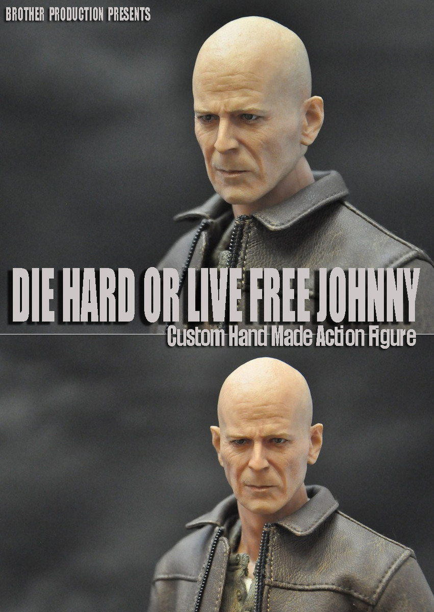 Brother Production DIE HARD or LIVE FREE JOHNNY 1/6 Bruce Willis