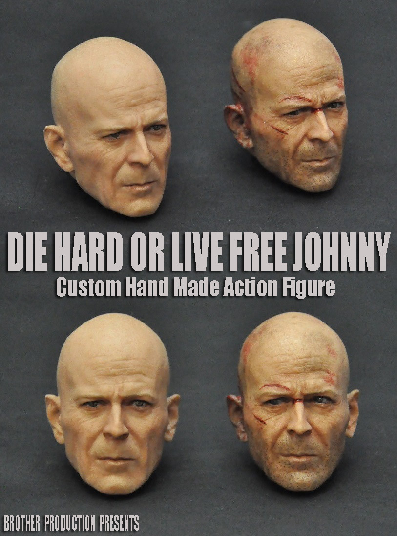 ★BROTHER PRODUCTION DIE HARD or LIVE FREE JOHNNY ダイ・ハード4.0 ブルース・ウィリス 2.0ver [1-1049] Brother Production DIE HARD or LIVE FREE JOHNNY 2.0 1&frasl;6 Scale