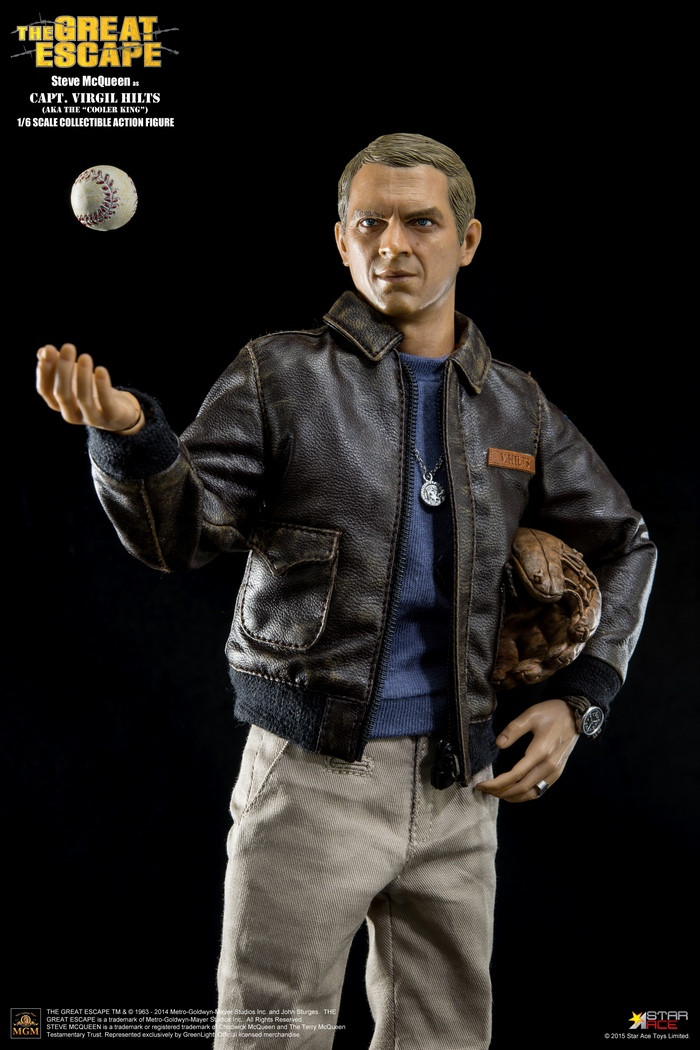 ミリタリー STAR ACE TOYS Steve McQueen SA0007/SS053 STAR ACE TOYS SA007 THE GREAT ESCAPE CAPT. VIRGIL HILTS Steve