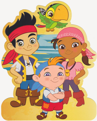 Jake And The Never Land Pirates - StandUp Greeting Card