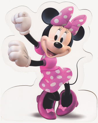 Minnie Mouse - StandUp Greeting Card