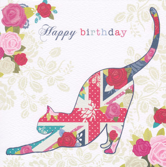 Hope And Glory - Cat Birthday Card