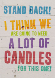 Candles Funny Birthday Card