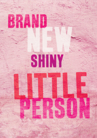 New Little Person Card - Pink