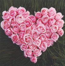 Roses Heart Greeting Card