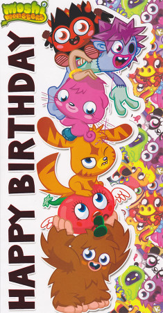 Moshi Monsters Birthday Card