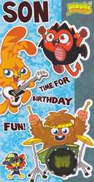 Moshi Monsters - Son Birthday Card