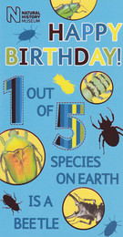 Natural History Museum Birthday Card