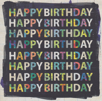 Happy Birthday Card - Top Notch \ Lucy Joy