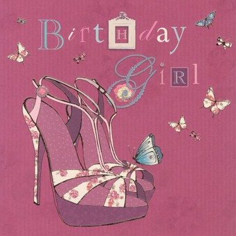 Birthday Shoes Card - Lola