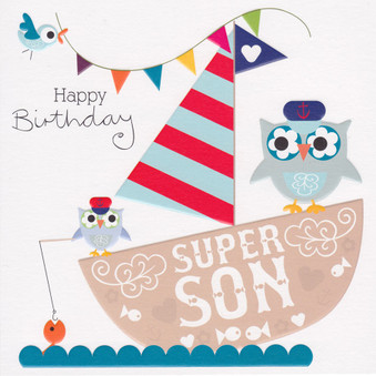 Son's Birthday Card - Cherry On Top