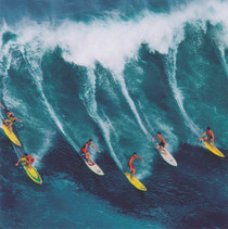 Surfing Greeting Card - Photographic