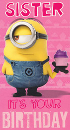 Despicable Me - Sister's Birthday Card