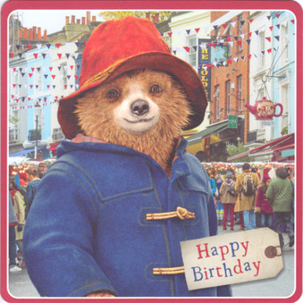 Paddington Bear - Happy Birthday Card
