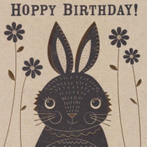 Rabbit birthday card