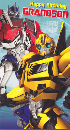 Transformers Prime - Grandson's Birthday Card