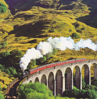 Steam Train Birthday Card