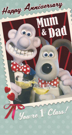 Wallace & Gromit - Mum And Dad's Anniversary Card