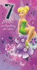 Tinker Bell - Age 7 Birthday Card