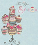 Lola - Sister's Birthday Cupcake Card