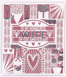 Wife Anniversary Card - Carlton Cards