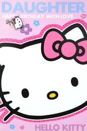 Hello Kitty - Daughter Birthday Card (New)