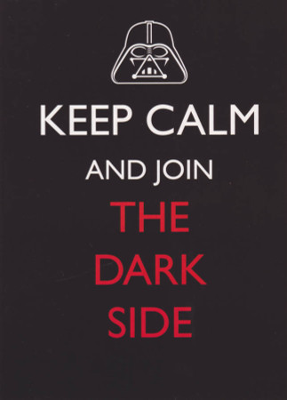 Star Wars - Keep Calm and join the dark side Greeting Card