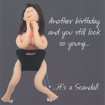 Birthday Scandal Card - One Lump