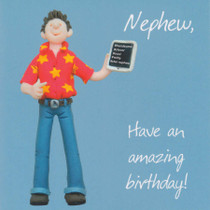 Nephew Birthday Card - One Lump