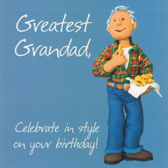 Grandad Birthday Card - One Lump Or Two