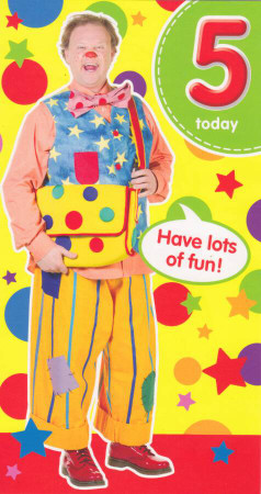 Mr Tumble Something Special Age 5 Birthday Card