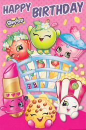 Shopkins - Happy Birthday Card