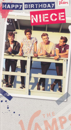 The Vamps Niece's Birthday Card