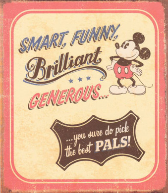 Mickey Mouse - Best Pals Greeting Card