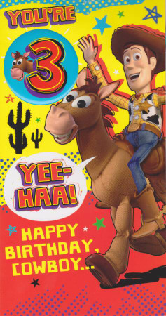Toy Story - 3rd Birthday Card