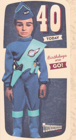 Thunderbirds - 40th Birthday Card
