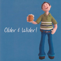 Older & Wiser Birthday Card